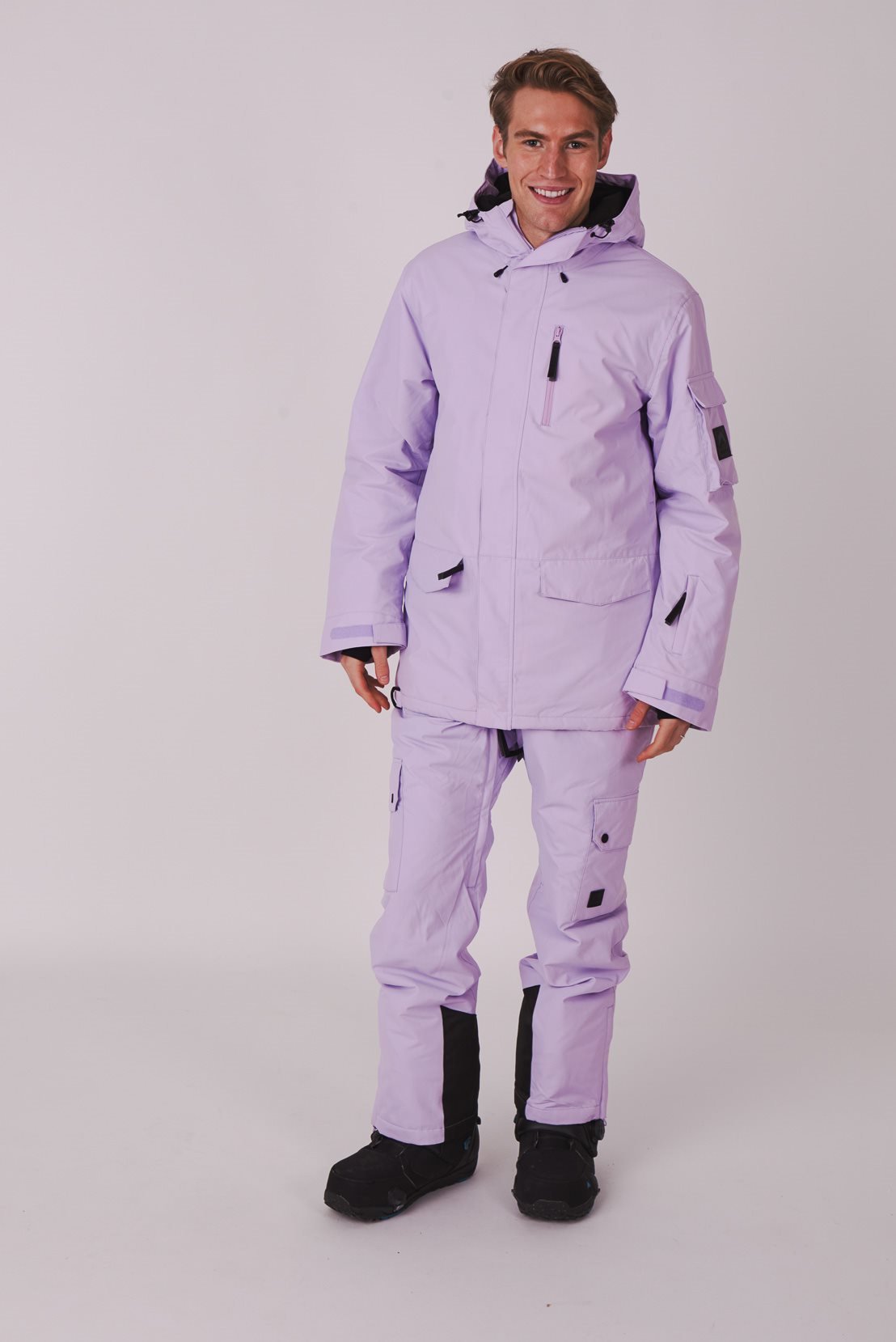 Yeh Man Bib Pant Lavender - OOSC Clothing - USA