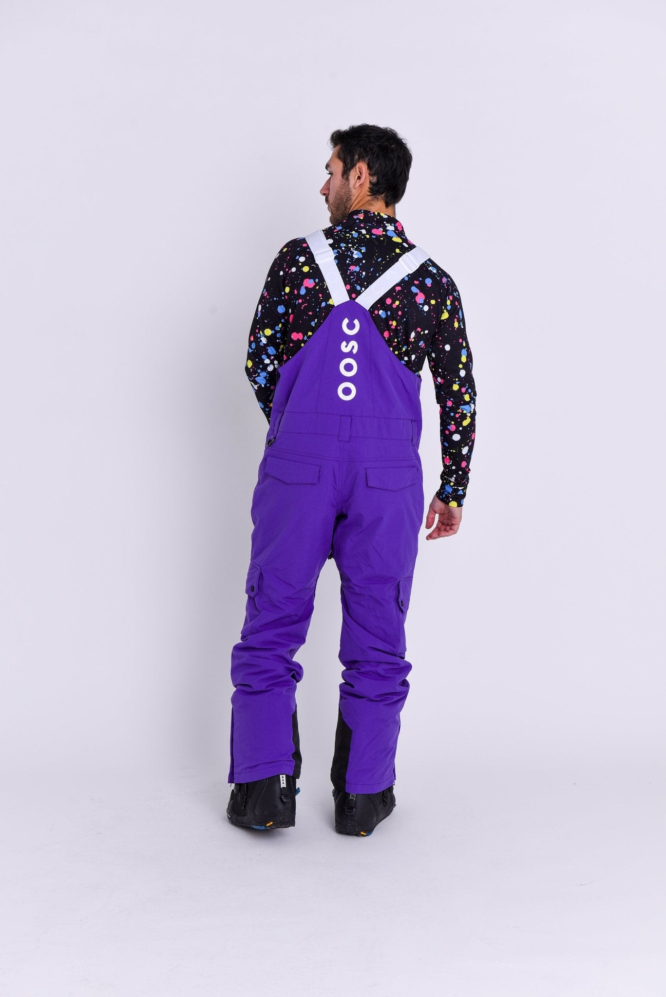 Yeh Man Bib Pant - Purple - OOSC Clothing - USA