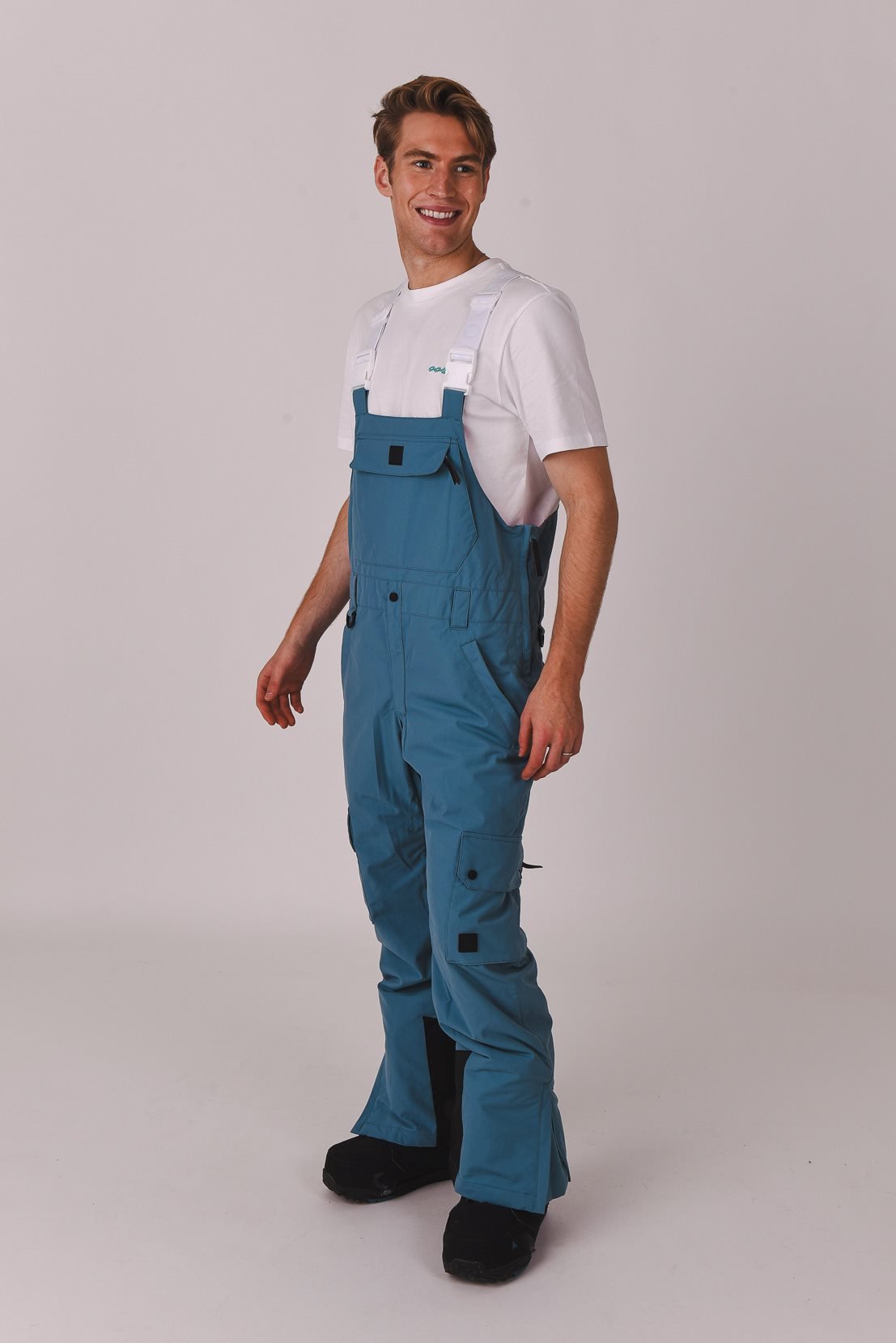 Yeh Man Bib Pant Teal - OOSC Clothing - USA