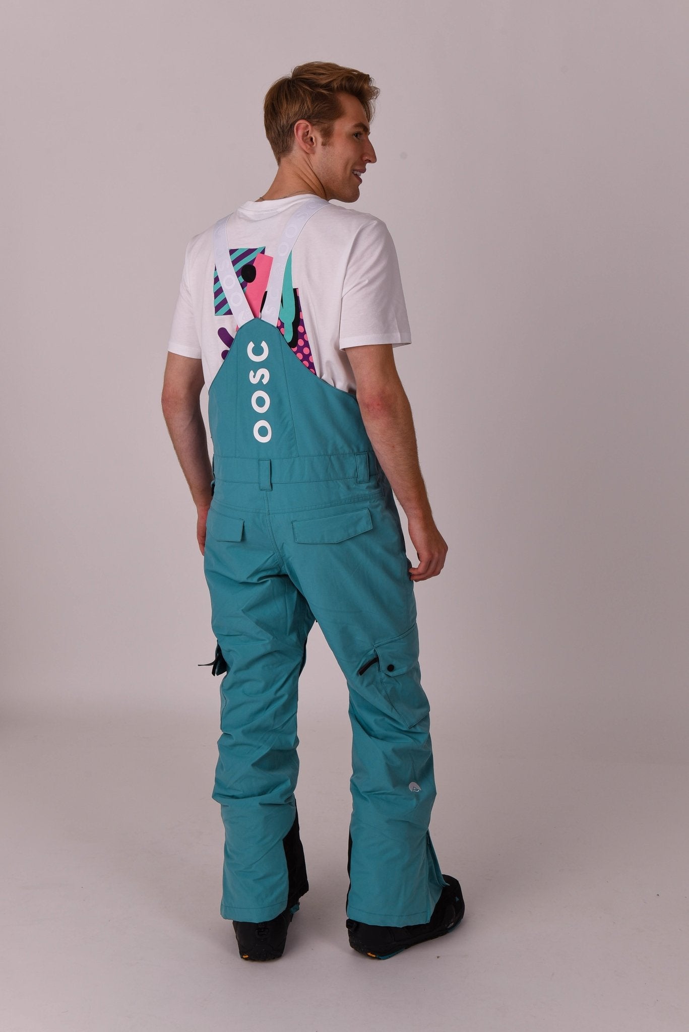 Yeh Man Bib Pant - Teal - OOSC Clothing - USA