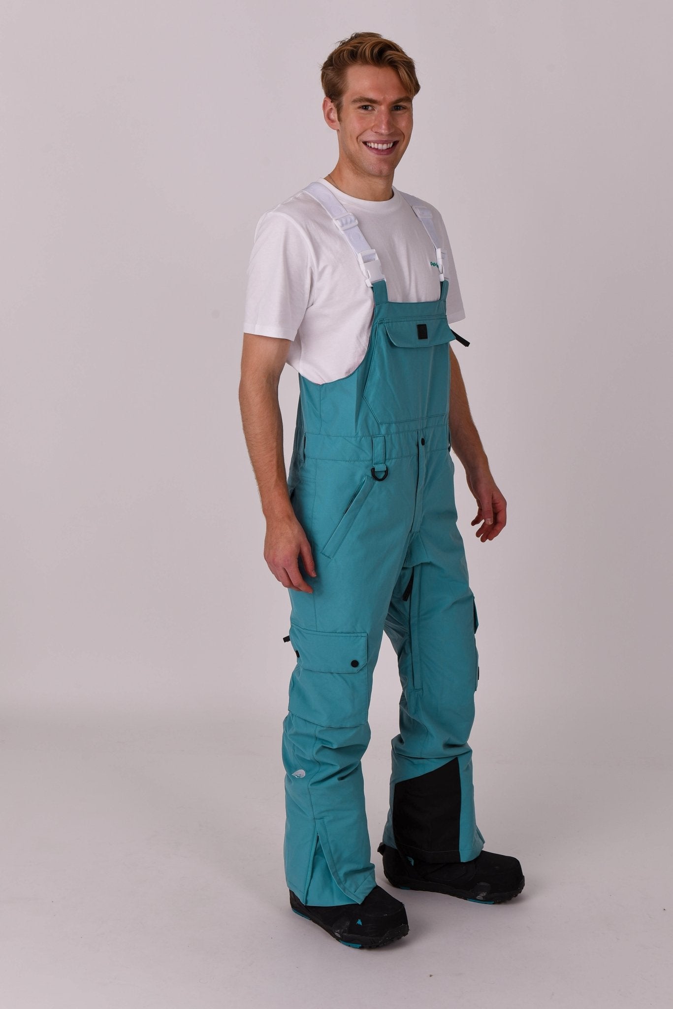 Yeh Man Bib Pant - Teal - OOSC Clothing - USA