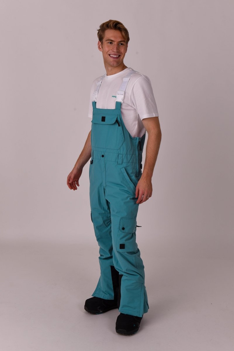 Yeh Man Bib Pant - Teal - OOSC Clothing - USA