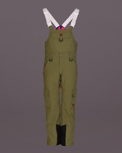 Yeh Man Men's Ski & Snowboard Bib Pant - Khaki - OOSC Clothing - USA