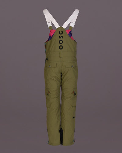Yeh Man Men's Ski & Snowboard Bib Pant - Khaki - OOSC Clothing - USA