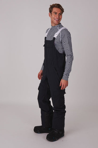 Yeh Man Ski & Snowboard Bib Pant - Black - OOSC Clothing - USA