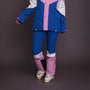 1080 Women's Ski & Snowboard Pant - Pastel Pink, White & Blue